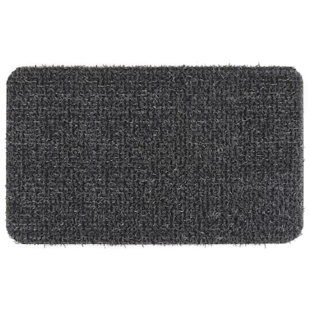 Grassworx GrassWorx Clean Machine 24 in. W X 18 in. L Flint Flair Astroturf Door Mat 10372026
